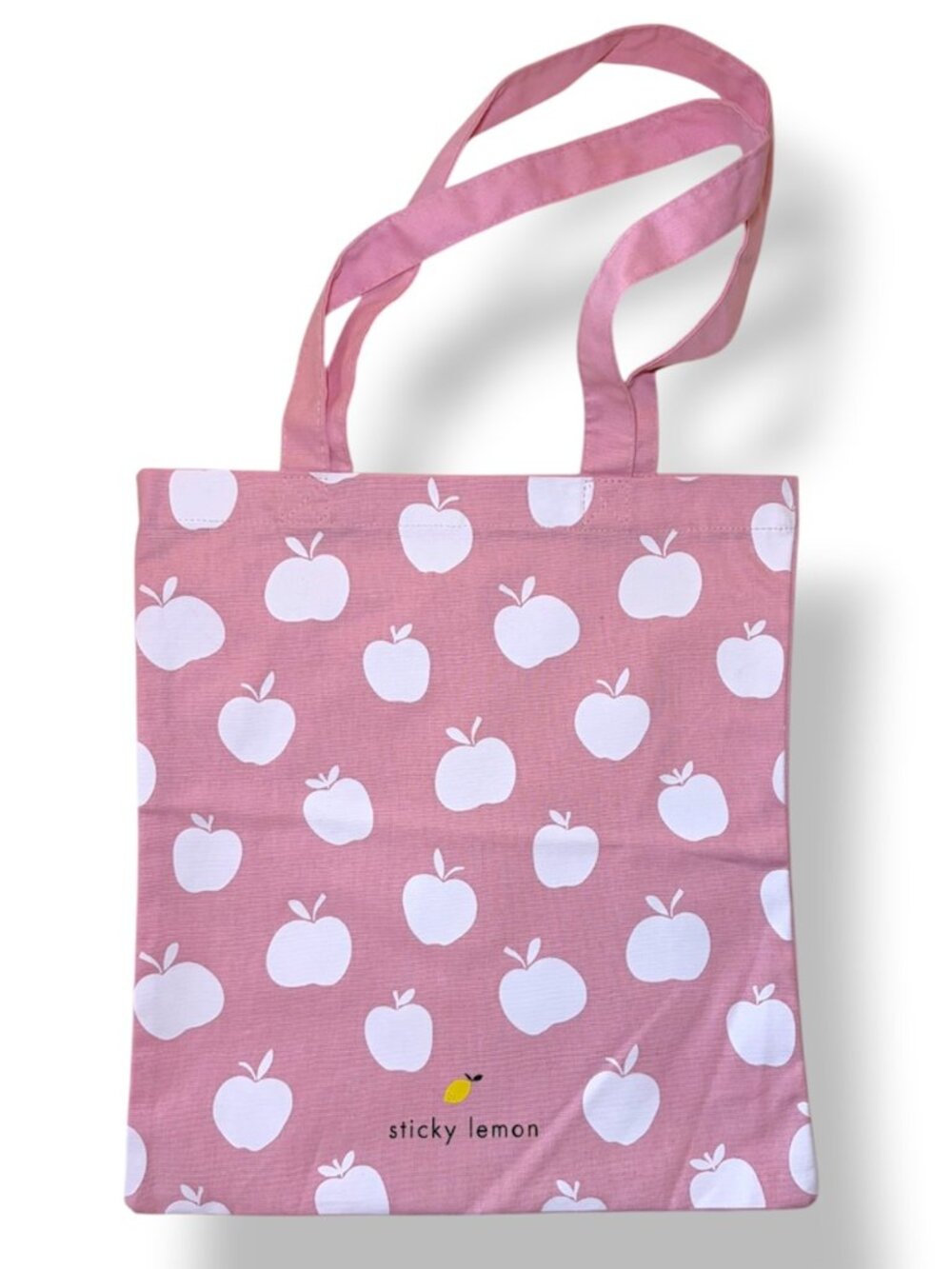 Sticky Lemon Reusable Lightweight Cotton Book Tote Shopping Bag